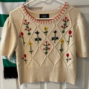 Cider Scandigirl Cropped Sweater